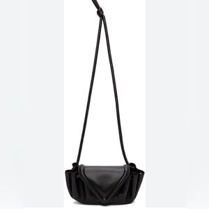 Bottega Veneta Black Leather Shoulder Bag